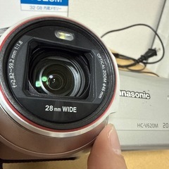 【ジャンク品】パナソニックビデオカメラV620Mの画像