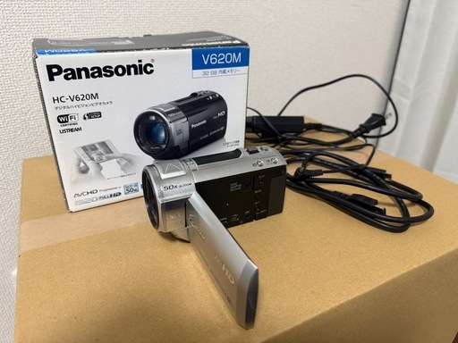 【ジャンク品】パナソニックビデオカメラV620M