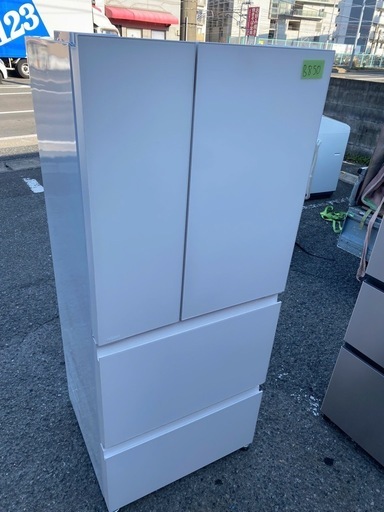 NO B850?福岡市内配送設置無料✨?ツインバード HR-E935W 4ドア冷蔵庫 背伸びせず使える冷蔵庫 354L ホワイト HR