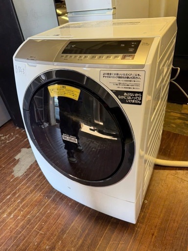 NO B843?福岡市内配送設置無料✨?ドラム式洗濯乾燥機 ビッグドラム ホワイト BD-SV110EL-W [洗濯11.0kg /乾