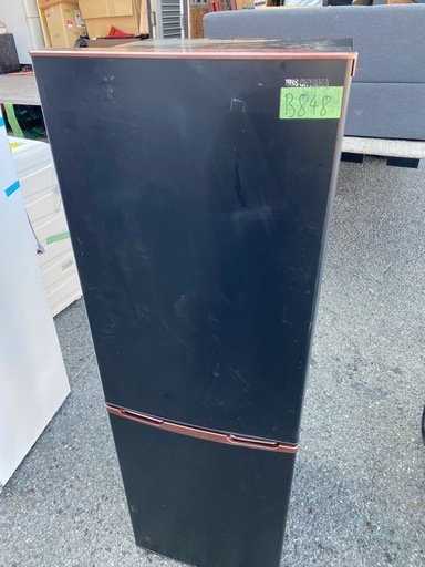 NO B848?福岡市内配送設置無料✨?冷蔵庫 BLACK LABEL ブラック IRSE-H16A-B [162L /2ドア /右開