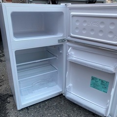 NO B840冷蔵庫 ホワイト JR-N85D-W [85L /2ドア /右開きタイプ] 2021年 の画像