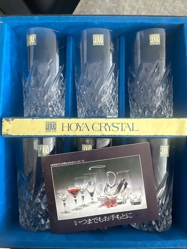 HOYA CRYSTAL 東京 クリスタルタンブラー 6客セットです