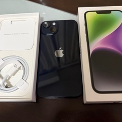 iphone14 128gb ミッドナイトの画像