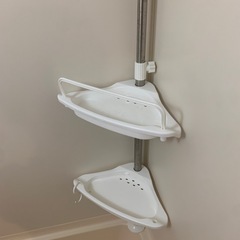 ニトリ　ステンレスつっぱりコーナーラック4段の画像