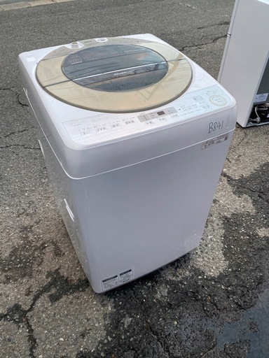 NO B841?福岡市内配送設置無料✨?シャープ SHARP 全自動洗濯機 (9.0kg) ゴールド系 ES-GV9C-N 2019年