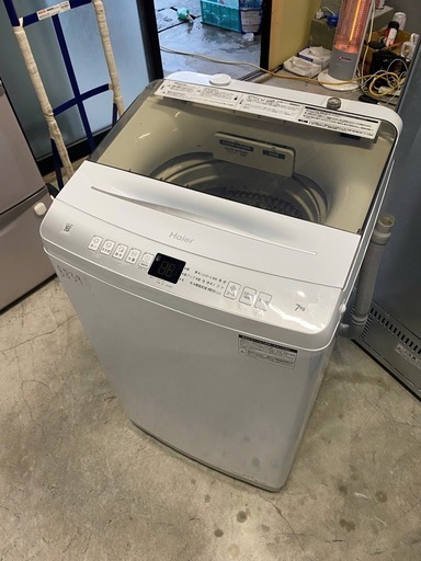 NO B839?福岡市内配送設置無料✨?全自動洗濯機 ハイアール 洗濯7.0kg 上開き 一人暮らし 縦型 JW-U70HK アウトレ