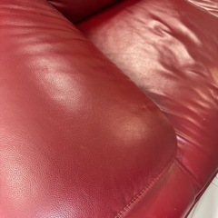 【定価15万】　本革3人掛けソファーの画像