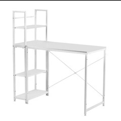 〔お引き取り先決定〕学習机　パソコンデスク　棚付きの画像