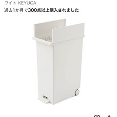 ケユカ 両開きダストボックス 蓋付きゴミ箱の画像