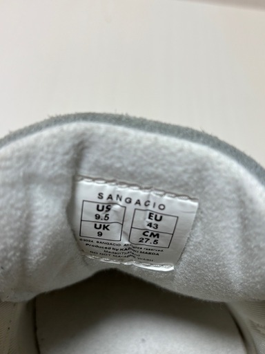 SANGACIO 抽選販売当選品27.5にゅーず CREPE GRAY