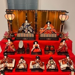 雛人形　7段飾りの画像