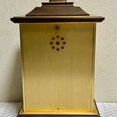 CITIZEN シチズン 置時計 クオーツ ガラスケース 回転振り子 4RE674の画像