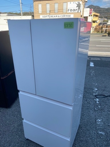 NO B850?福岡市内配送設置無料✨?ツインバード HR-E935W 4ドア冷蔵庫 背伸びせず使える冷蔵庫 354L ホワイト HR