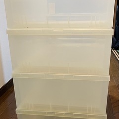 【無印】収納クリアケース4段の画像