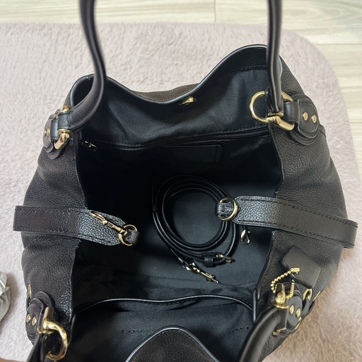 COACH  レザーハンドバッグ