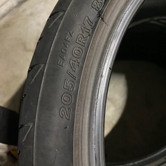 溝有！アバルトやヤリス、スイフトに！205/40r17POTENZAアドレナリン2本セット！の画像