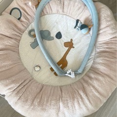 【Nattou（ナチュー）】プレイマット/クーナセレクト ルナ&アクセル(丸型)/プレイマット&プレイジムの画像