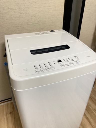 決まりましたアイリスオーヤマ4.5kg 2023年製 美品 全自動洗濯機