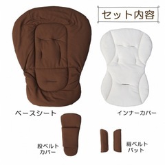 ベビーラック用　ハイローチェア　洗い替えクッションセット
の画像