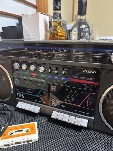 ♪昭和銘機 整備清掃ラジカセ　RISING　4BAND RC-2030