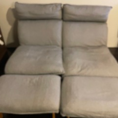 無印良品　ハイバックリクライニングソファの画像
