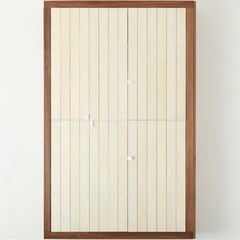 無印セミダブル収納付きベッドの画像