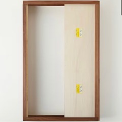 無印セミダブル収納付きベッドの画像