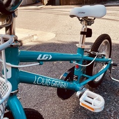 【中古美品】ルイガノ 子供自転車〈補助輪付き〉Louis Garneau K16 　 #子供用自転車  #自転車　#キッズバイク の画像