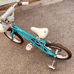 【中古美品】ルイガノ 子供自転車〈補助輪付き〉Louis Garneau K16 　 #子供用自転車  #自転車　#キッズバイク の画像