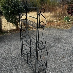 植木鉢の棚　スチール製　ガーデニング用の画像