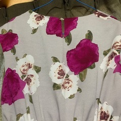 （未使用）花柄ワンピース👗の画像