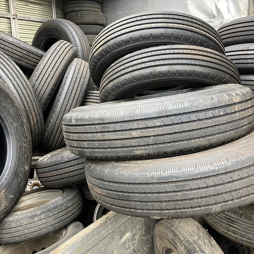 【新車外】225/80R17.5　123/122L　ヨコハマ　スーパースチール　RY138E　縦目　4本セット　※2本セットは22,0