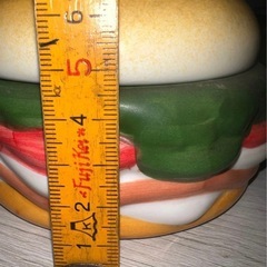 ハンバーガー型小物入れ 陶器製の画像