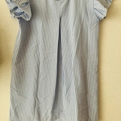 フリル袖ワンピースの画像