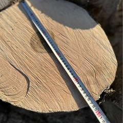 【広葉樹ニレ】直径約40cm×高さ約35cm 薪割り台／重量級で安定感抜群の画像