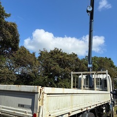 ヒノ　4tカーゴクレーン　トラックの画像