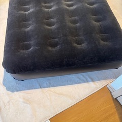 ヤマゼン　エアーベッド シングル 電動 来客用 車中泊 防災 キャンプにもの画像