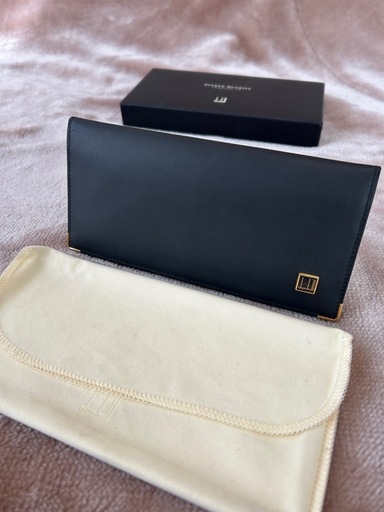 dunhill ダンヒル ロングウォレット フラップ式二つ折り長財布 二つ折り財布 折財布 さいふ サイフ wallet 小銭入れ有 
