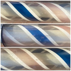 ☆3月末までの販売☆ 　サインポール　通電・動作未確認　ジャンク品の画像