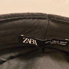 ZARA キャスケット 黒の画像