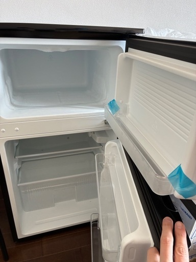 新品2枚扉冷蔵庫