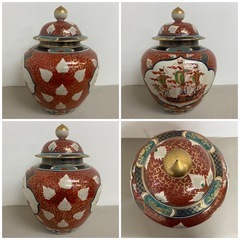 インテリア　置物　沈香壺?　サイズ(約)直径30cm高さ40cmの画像