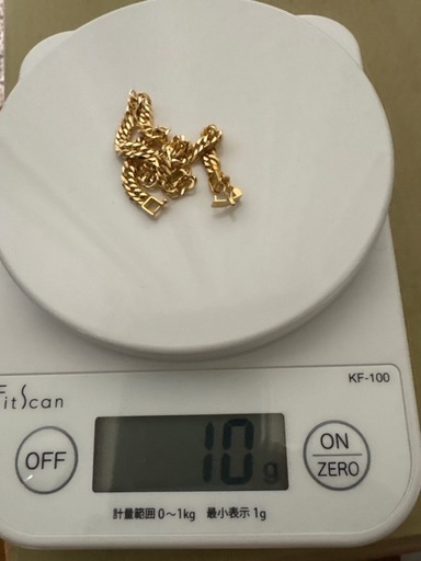 「再投稿」K18  ６面喜平ブレスレット10g