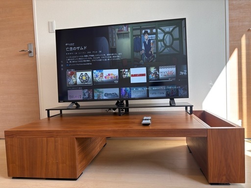完動美品TOSHIBA REGZA 50インチ  BO-Conceptローテーブル、転倒防止バンド、スタンドのセット
