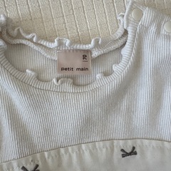 petit main  70サイズ　ロンパースの画像