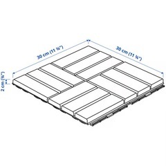 IKEA　RUNNEN ルッネン フロアデッキ 屋外用の画像