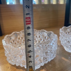 ガラス皿2枚セットの画像