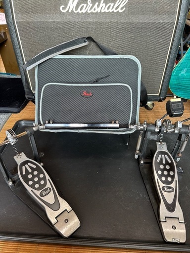【美品】pearl ツインペダル P122TW (ケース付き)