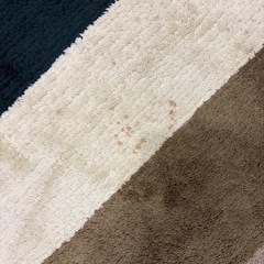 unico ラグ　汚れありの画像